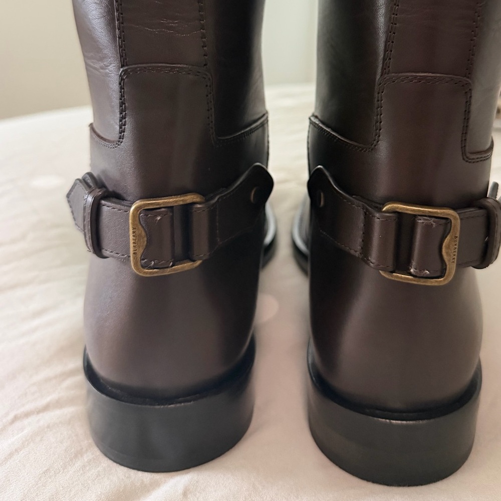 Burberry Brown Over the Knee Boots - Picture 4 of 14